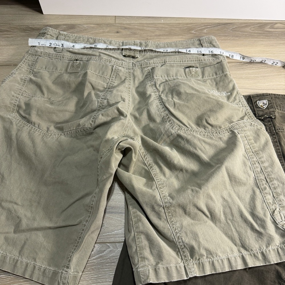 Lot Of 2 Kuhl Renegade Shorts Mens 32 Nylon Stretch Cargo Hiking Outdoor 5121 - Picture 3 of 8